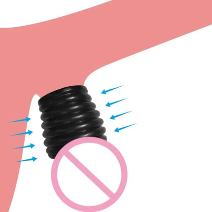 Delay Ejaculation Reusable Enlargement Ball Stretcher Sex Toy For Man Male Penis Lock Cock Ring Bondage Erection Ball Ring