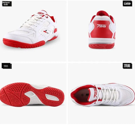 New 729 table tennis shoes for men, breathable and women, anti slip, professional competition and training sports shoes