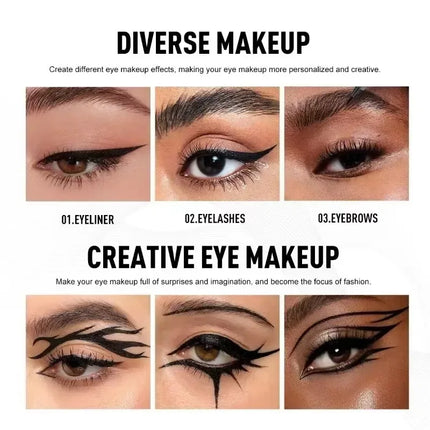 Not Blooming Brown Liquid Eyeliner Easy Wear Quick Drying Waterproof Long-lasting Smooth Ultra-fine Eyeliner Makeup Tools