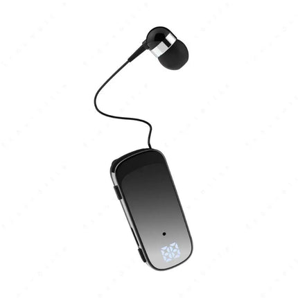 K65 Fashion Bluetooth Headset Business Retractable Lavalier Type Earphone Single Ear Hands Free with Wire Super Long Standby