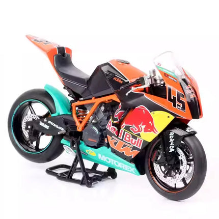 1/12 KTM RC8 1199 Racing Motorcycle Toy Model AUTOMAXX Diecast Metal Vehicle Miniature 1:12 Collection Gift For Kid Children Boy
