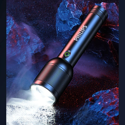 2025 New Philips SFL8168 3200 Lumen LED Flashlight 1000m Portable Powerful Bright Flashlights Camping Lamp for Outdoor Hiking