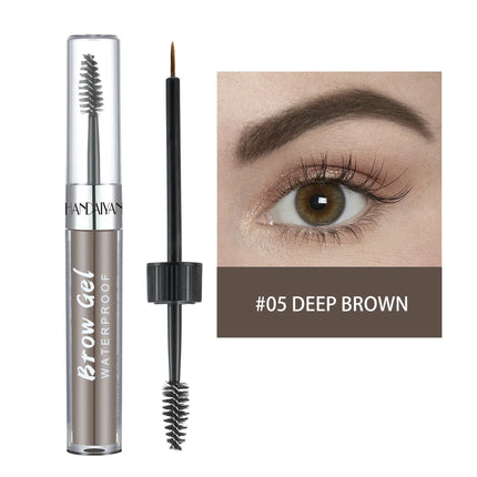 HANDAIYAN Eyebrow Tattoo Gel Semi-permanent Waterproof Lasting Eye Brow Tint Dye Black Brown Eyebrow Dyeing Cream Women Makeup