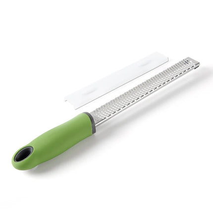 Stainless Steel Cheese Grater Lemon Zester With Cover Cheese Lemon Fruit Chocolate Grater With Nonslip Handle Kitchen Gadget