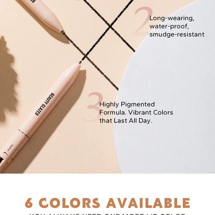 Beauty GlazedMulti-Function Beauty Glazed 4-in-1 Makeup Pen Waterproof Cosmetic Pencil for Eyeliner Brow Lip Highlighter