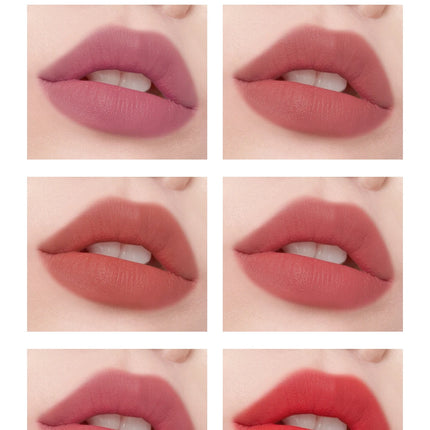 Dragon Ranee Matte Velvet Pink Strawberry Translucent 10 Pieces Lipstick Set Waterproof Sweatproof Non-Stick Lipstick Set