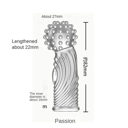 G Point Stimulation Finger Sleeves Clitoris Massage Sex Toys For Women Penis Rings Sex Delay Couples Games Delay Reusable Condom