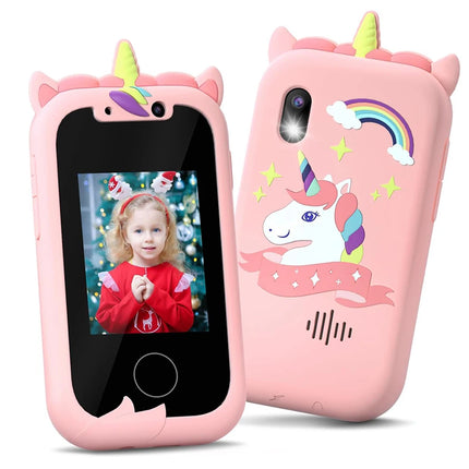 Kids Smart Phone for Girls Christmas Birthday Gifts for Girls Kids Toys Phone with  Touchscreen Dual Camera Game Music Player