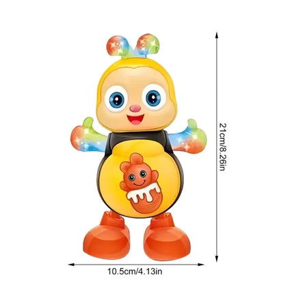 Dancing Bee Electric Toys Musical Toys Electronic Cartoon Bee Preschool Learning Toys Educational Toys Interactive