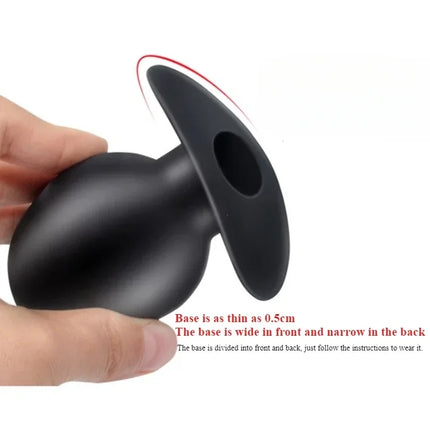 Chalice Shape Hollow Anal Plug,Silicone Tunnel But Butt Plugs,Stretch Anus Ass Buttplug,Prostate Analplug Butplug,Sex Toys