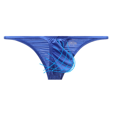 Men's Underwear Ice Silk Low Rise Sexy Bikini Briefs