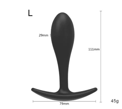 Soft Silicone Anal Toy Butt Plug Anal Plug Unisex Sex Stopper Adult Toys for Men/Women Anal Trainer for Couples Sex Products 18+