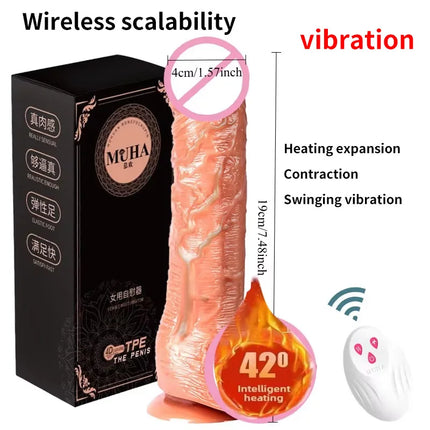 Wearable Realistic Dildo Skin Sex Toys for Female Masturbator with Strong Suction Cup G Spot Big Penis Anal Adult Sex Product 18