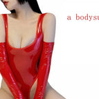 un body rouge / L