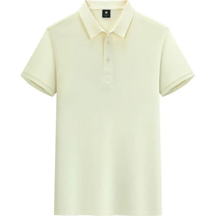 Summer 100% cotton overalls polo shirt custom company logo embroidered lapel short-sleeve T-shirt printing