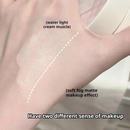 2 In 1 Double Layer Air Cushion Concealer Foundation Makeup Pressed Powder Full Coverage Moisturizing Makeup Base Cosmetic