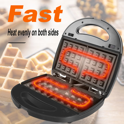3 In 1 Electric Waffles Maker Walnut Cake Maker Cooking Appliances Bubble Egg Cake Oven Breakfast Machine Waffle Pot Sonifer