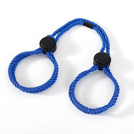 Men And WomenFetish Slave Role Play Bondage Touch Hondage Fun Accessories of Silk Rope Handcuffs Leg Cuffs Multifunctional