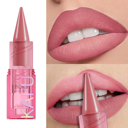 15-Colors Sexy Red Pink  Lipstick Pen Matte Contour Tint Lip Stick Long Lasting Lip Liner Pen Korean Makeup Gifts Lip Glaze
