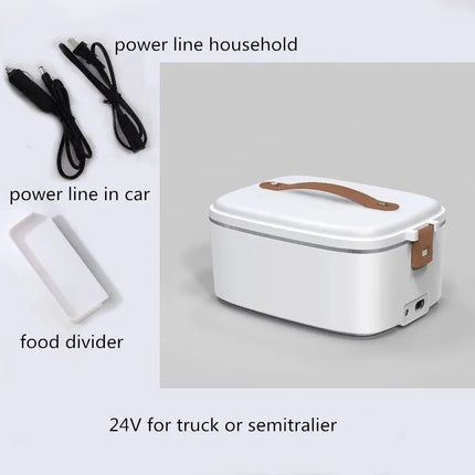 Electric lunch box Home car 2-in-1 thermal insulation portable bento box office office heating lunch box