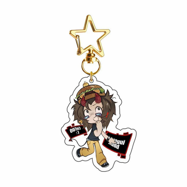 Game Forsaken Cosplay Keychain Unisex Kawaii Acrylic Keyring Key Chain Bag Decoration Ornament Props