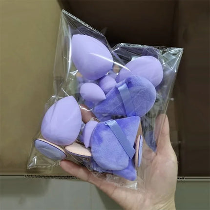 12pcs Makeup Sponge Set Essential for Beginners Cosmetic Easy to apply,Puff Set Makeup Foundation Sponge