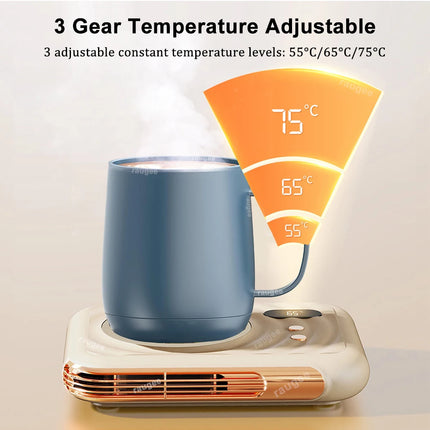 Mug Warmer Cup Heater Coffee Warmer Mini Electric Beverage Heater 3 Gears Constant Temperature Water Milk Tea Heating Pad