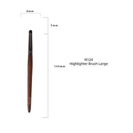 Goat Hair Makeup Brushes Set: Eyeshadow Brush, Foundation Loose Powder Brush, Blush Brush,Comestic Beauty Tools Preminum Quality