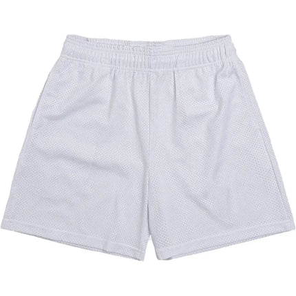 Basic Mesh Shorts Muscle Fitness Shorts Mesh Quick-drying Breathable Sports Basketball Shorts Running No Logo Gym Mesh Shorts