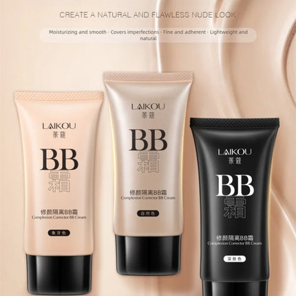 Oil Control Waterproof Long Lasting BB Cream Foundation Concealer Brightening Moisturizing Face Makeup Base Liquid