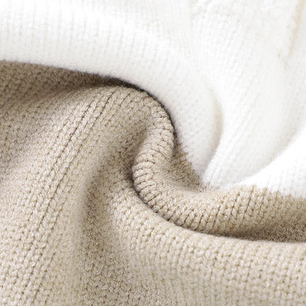 Autumn Baby Sweaters Winter Casual Round Neck Long Sleeve Knit Newborn Infant Boys Pullovers Tops 1-3Y Toddler Knitwear Clothing