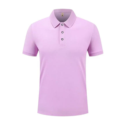 Summer Casual Sports Quick-drying Lapel Short-sleeved POLO Shirt 23 Solid Color Shirt Cycling Suit Fitness Suit For Men S-4XL