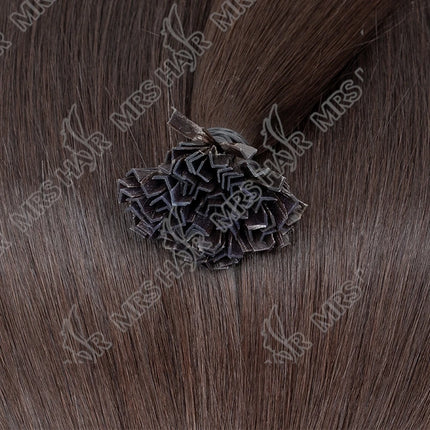 K Tip Hair Extensions Keratin Human Hair Hot Fusion Hair Extension 1cm Italy Keratin Glue Machine Remy 12-24inch 30  50G/pack