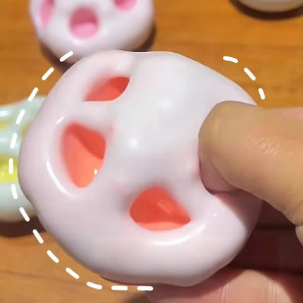 Soft Ice Skin Stress Ball Glutinous Rice Cake Squishy Squeeze Toy Relief Cute Decompression Plaything Toys Adults Teens Gift