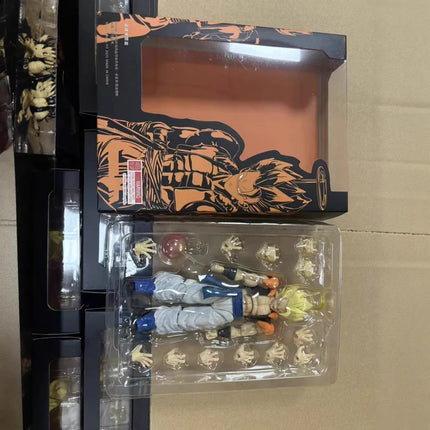 Demoniacal Fit SHF Gogeta Action Figure Dragon Ball Z Super Saiyan 16CM Movable Model Toy With Replaceable Hands For Anime Fans