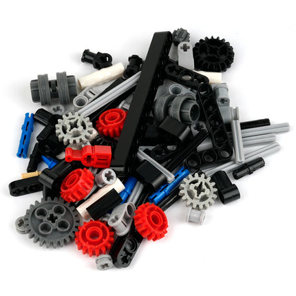 MOC DIY 4 Speed Gearbox Building Blocks Technical Model M Motor Manual Transmission STEM Educational Toy Power Functions