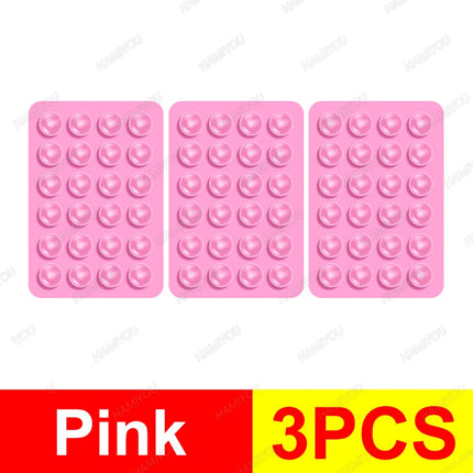 Silicone Suction Phone Holder Adhesive Suction Cup Wall Cupping Phone Pack Single-Sided Case Mount for TikTok Videos Selfies