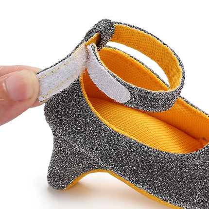 Spring and Autumn Girl Baby Anti slip Children's Shoes Girl Baby Beautiful Bow High Heels Girl Baby High Heels