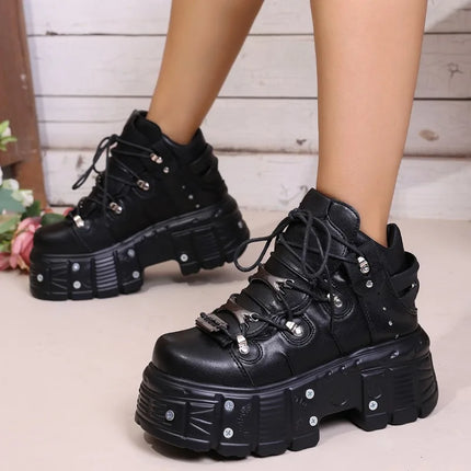 2025 New Daddy Shoes Platform Women's Personality Casual Sneakers