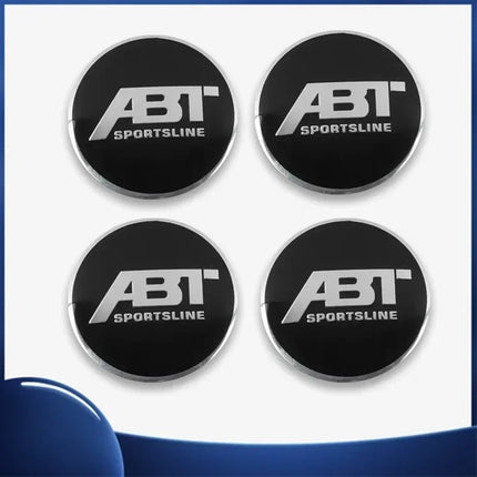4pcs 56mm Car Wheel Center Sticker for Volkswagen VW GTI ABT Golf 5 6 Polo Passat Tiguan CC Beetle Touran Scirocco Sharan SR32