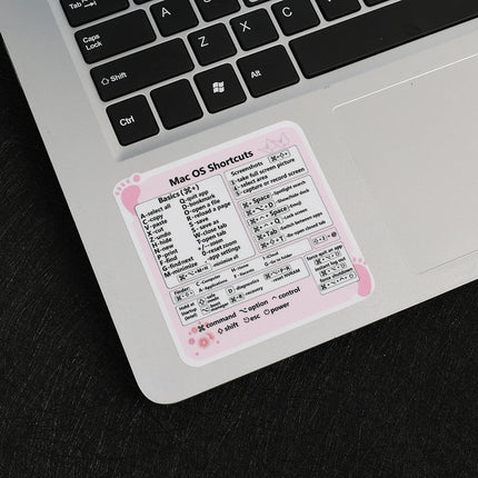 New Computer Keyboard Shortcut Reference Sticker Adhesive for PC Laptop Macbook Desk PS Word Excel Clear Shortcut Key Stickers