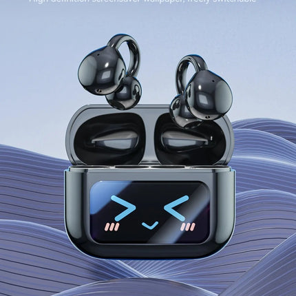 Touch Screen Bluetooth Headphones 144 Languages Real-time Translation Headphones Wireless Open Ear Clips Sports Gaming Earphone