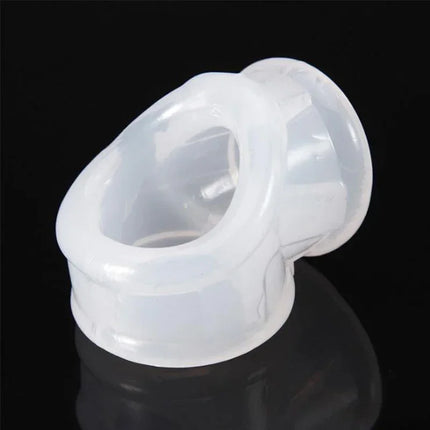 Elastic Scrotum Bondage Ring Penis Erection Ring Testis Cock Ball Stretcher Delayed Ejaculation Male Masturbation Sex Products