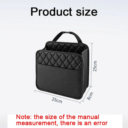 Car Seat Storage Bag Leather Garbage Bag for Volkswagen VW Polo Tiguan Golf 5 7 Jetta Beetle Scirocco Passat B5 B8 MK4