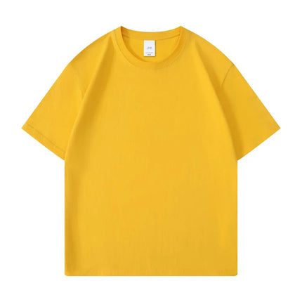 Custom T-Shirt Personalized Logo Photo Text Image Brand Print 100% Cotton Solid 5XL Team Workwear Men Women DIY Your Design Tees
