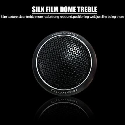 1Pair 300W Car Stereo Speakers Music Car Tweeters Car Audio Silk Film Speaker Boxes High-Pitched Modificat Tweeter Loudspeaker