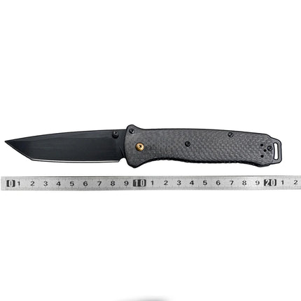 BM 537-09 Bailout Carbon Fiber | SS Tanto M390 Folding knife