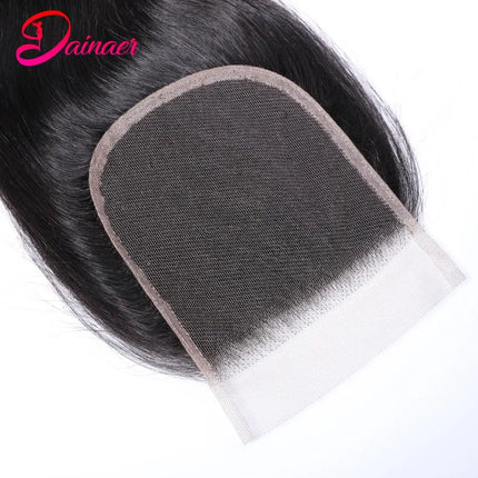 Indian Body Wave 4x4 Transparent Lace Closure Remy Human Hair Closure Swiss Lace Body Wave Closure Only 12-22inch Natural Clolor