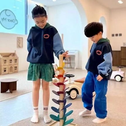 2025 Autumn/winter Boys Sweatshirt Fashion Cartoon Baby Girls Hoodie Pullover Fleece Lining Children's Top Korea Kids Clothes