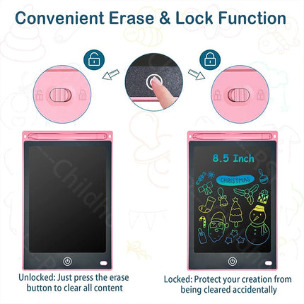 8.5 inch Electronic Writing Board Drawing Tablet LCD Screen Handwriting Pad Writing Digital Graphic Toys for kids Christmas gift